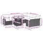 Garden sofa set 10 pieces with black synthetic rattan cushions by vidaXL, Garden sets - Ref: Foro24-3267496, Price: 623,03 €,...