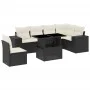 7-piece garden sofa set with black synthetic rattan cushions by vidaXL, Garden sets - Ref: Foro24-3269196, Price: 493,81 €, D...