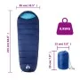 Saco de dormir tipo momia de camping para adultos 3 estaciones de vidaXL, Sacos de dormir - Ref: Foro24-94467, Precio: 29,77 ...