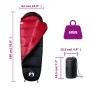 Camping-Mumienschlafsack für Erwachsene, 3 Jahreszeiten von vidaXL, Schlafsack - Ref: Foro24-94478, Preis: 29,34 €, Rabatt: %
