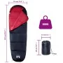 Camping-Mumienschlafsack für Erwachsene, 3 Jahreszeiten von vidaXL, Schlafsack - Ref: Foro24-94486, Preis: 30,92 €, Rabatt: %