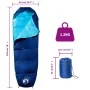 Saco de dormir tipo momia de camping para adultos 3 estaciones de vidaXL, Sacos de dormir - Ref: Foro24-94515, Precio: 36,30 ...