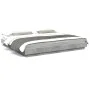 Bed frame with LED lights concrete gray wood 200x200 cm by vidaXL, Beds and slatted bases - Ref: Foro24-3281073, Price: 215,8...