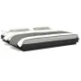 Bed frame with LED lights black engineered wood 180x200cm by vidaXL, Beds and slatted bases - Ref: Foro24-3281078, Price: 219...