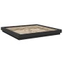 Bed frame with LED lights black engineered wood 180x200cm by vidaXL, Beds and slatted bases - Ref: Foro24-3281078, Price: 222...