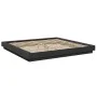 Bed frame with LED lights black engineered wood 180x200cm by vidaXL, Beds and slatted bases - Ref: Foro24-3281078, Price: 219...