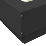 Bed frame with LED lights black engineered wood 180x200cm by vidaXL, Beds and slatted bases - Ref: Foro24-3281078, Price: 219...