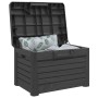 Anthracite gray polypropylene cushion trunk 73x50.5x46.5 cm by vidaXL, Outdoor storage boxes - Ref: Foro24-366600, Price: 80,...