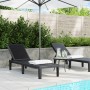Black polypropylene lounger 159x57x83.5 cm by vidaXL, Loungers - Ref: Foro24-4008100, Price: 100,44 €, Discount: %