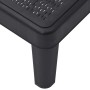 Black polypropylene lounger 159x57x83.5 cm by vidaXL, Loungers - Ref: Foro24-4008100, Price: 100,44 €, Discount: %