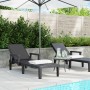 Black polypropylene lounger 159x68x83.5 cm by vidaXL, Loungers - Ref: Foro24-4008102, Price: 113,09 €, Discount: %