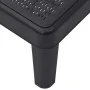 Black polypropylene lounger 159x68x83.5 cm by vidaXL, Loungers - Ref: Foro24-4008102, Price: 108,98 €, Discount: %