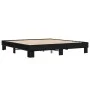 Engineered wood and black metal bed frame 200x200cm by vidaXL, Beds and slatted bases - Ref: Foro24-3280217, Price: 133,78 €,...