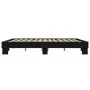 Engineered wood and black metal bed frame 200x200cm by vidaXL, Beds and slatted bases - Ref: Foro24-3280217, Price: 133,78 €,...