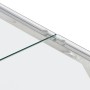 Silberner Couchtisch aus Edelstahl und gehärtetem Glas von vidaXL, Couchtisch - Ref: Foro24-349953, Preis: 160,54 €, Rabatt: %