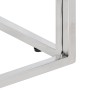 Silberner Couchtisch aus Edelstahl und gehärtetem Glas von vidaXL, Couchtisch - Ref: Foro24-349953, Preis: 160,54 €, Rabatt: %