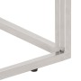 Silberner Couchtisch aus Edelstahl und gehärtetem Glas von vidaXL, Couchtisch - Ref: Foro24-350017, Preis: 104,45 €, Rabatt: %