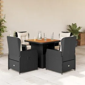 5-piece garden furniture set with black synthetic rattan cushions by vidaXL, Garden sets - Ref: Foro24-3262766, Price: 527,12...