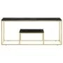Goldener Couchtisch aus Edelstahl und gehärtetem Glas von vidaXL, Couchtisch - Ref: Foro24-350020, Preis: 157,15 €, Rabatt: %
