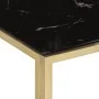 Golden stainless steel and tempered glass coffee table by vidaXL, Coffee table - Ref: Foro24-350020, Price: 157,15 €, Discoun...