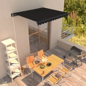 Anthracite gray manual retractable awning 350x250 cm by vidaXL, Awnings - Ref: Foro24-3051238, Price: 261,14 €, Discount: %