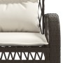 4-piece garden sofa set and brown synthetic rattan cushions by vidaXL, Garden sets - Ref: Foro24-368728, Price: 363,33 €, Dis...