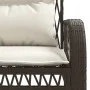 4-piece garden sofa set and brown synthetic rattan cushions by vidaXL, Garden sets - Ref: Foro24-368728, Price: 356,35 €, Dis...