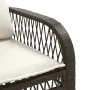 4-piece garden sofa set and brown synthetic rattan cushions by vidaXL, Garden sets - Ref: Foro24-368728, Price: 356,35 €, Dis...