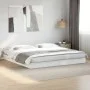 White engineered wood bed frame 200x200 cm by vidaXL, Beds and slatted bases - Ref: Foro24-841993, Price: 93,94 €, Discount: %