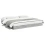 Estructura de cama madera de ingeniería gris Sonoma 200x200 cm de vidaXL, Camas y somieres - Ref: Foro24-841998, Precio: 93,3...