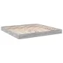 Sonoma gray engineered wood bed frame 200x200 cm by vidaXL, Beds and slatted bases - Ref: Foro24-841998, Price: 93,46 €, Disc...
