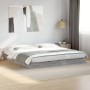 Sonoma-grauer Holzwerkstoff-Bettrahmen 200 x 200 cm von vidaXL, Betten und Lattenroste - Ref: Foro24-841998, Preis: 94,59 €, ...