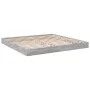 Sonoma gray engineered wood bed frame 200x200 cm by vidaXL, Beds and slatted bases - Ref: Foro24-841998, Price: 93,46 €, Disc...