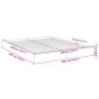 Sonoma-grauer Holzwerkstoff-Bettrahmen 200 x 200 cm von vidaXL, Betten und Lattenroste - Ref: Foro24-841998, Preis: 94,59 €, ...