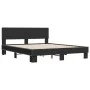 Estructura de cama madera de ingeniería y metal negro 150x200cm de vidaXL, Camas y somieres - Ref: Foro24-3280187, Precio: 14...