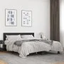 Estructura de cama madera de ingeniería y metal negro 150x200cm de vidaXL, Camas y somieres - Ref: Foro24-3280187, Precio: 14...
