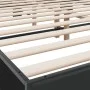 Estructura de cama madera de ingeniería y metal negro 150x200cm de vidaXL, Camas y somieres - Ref: Foro24-3280187, Precio: 14...