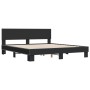 Bettgestell aus Holzwerkstoff und schwarzem Metall, 200 x 200 cm von vidaXL, Betten und Lattenroste - Ref: Foro24-3280172, Pr...