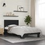 Estructura de cama madera de ingeniería y metal negro 90x200 cm de vidaXL, Camas y somieres - Ref: Foro24-845807, Precio: 76,...
