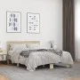 Estructura cama madera ingeniería metal roble Sonoma 120x200 cm de vidaXL, Camas y somieres - Ref: Foro24-3280198, Precio: 13...