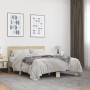 Sonoma oak metal engineered wood bed frame 120x190 cm by vidaXL, Beds and slatted bases - Ref: Foro24-3280203, Price: 137,59 ...