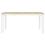 Panama dining table solid white pine wood 160x80x75 cm by vidaXL, Kitchen and dining tables - Ref: Foro24-4005707, Price: 177...