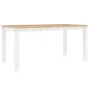 Esstisch Panama, massives weißes Kiefernholz, 160 x 80 x 75 cm von vidaXL, Küchen- und Esstische - Ref: Foro24-4005707, Preis...