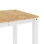 Panama dining table solid white pine wood 160x80x75 cm by vidaXL, Kitchen and dining tables - Ref: Foro24-4005707, Price: 177...