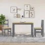 Panama dining chairs 2 units gray pine wood 40x46x90 cm by vidaXL, dining chairs - Ref: Foro24-4005730, Price: 104,73 €, Disc...