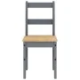 Panama dining chairs 2 units gray pine wood 40x46x90 cm by vidaXL, dining chairs - Ref: Foro24-4005730, Price: 104,73 €, Disc...