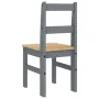 Panama dining chairs 2 units gray pine wood 40x46x90 cm by vidaXL, dining chairs - Ref: Foro24-4005730, Price: 104,73 €, Disc...
