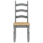 Corona dining chairs 2 pcs gray pine wood 42x47x107 cm by vidaXL, dining chairs - Ref: Foro24-4005724, Price: 145,76 €, Disco...