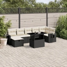 8-piece garden sofa set and black synthetic rattan cushions by vidaXL, Garden sets - Ref: Foro24-3274986, Price: 517,86 €, Di...