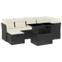 7-piece garden sofa set with black synthetic rattan cushions by vidaXL, Garden sets - Ref: Foro24-3274656, Price: 467,47 €, D...